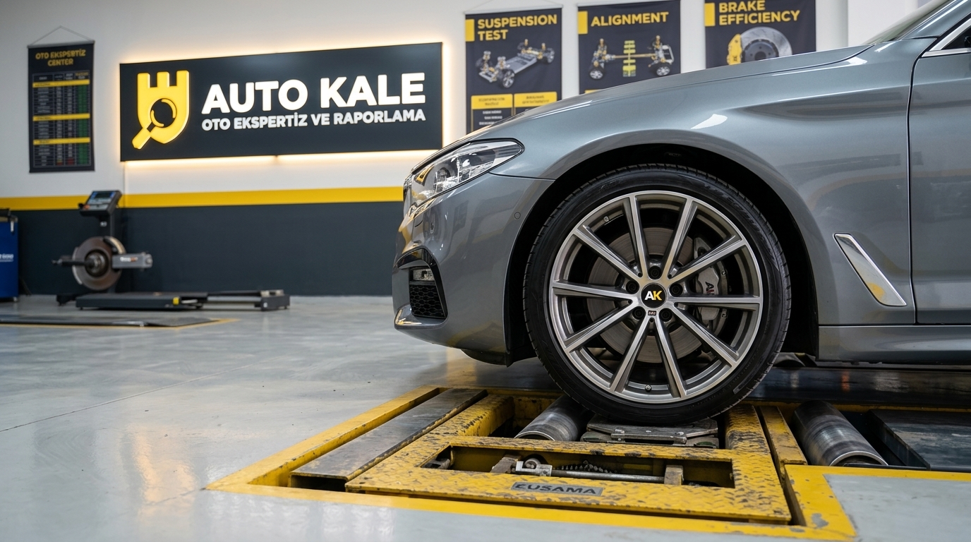 Auto Kale Adıyaman Eusama Süspansiyon Testi & Amortisör Verimi ve Yanal Kayma İstasyonu